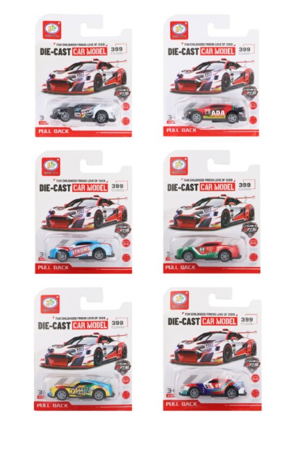 Car Pull Back Racing Die Cast 7x3.5Cm - Click Image to Close