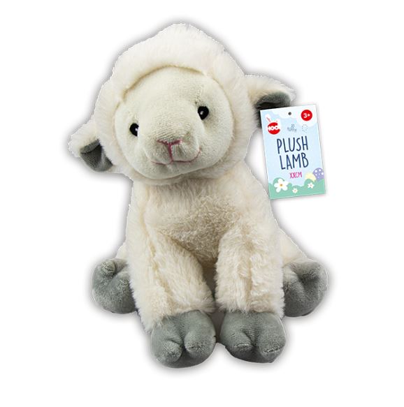 Easter Lamb Plush Teddy 21cm - Click Image to Close