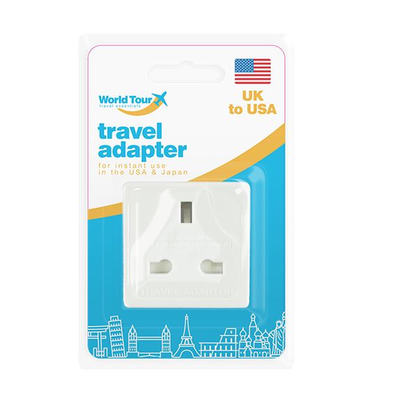Travel Adapter UK To USA - Click Image to Close