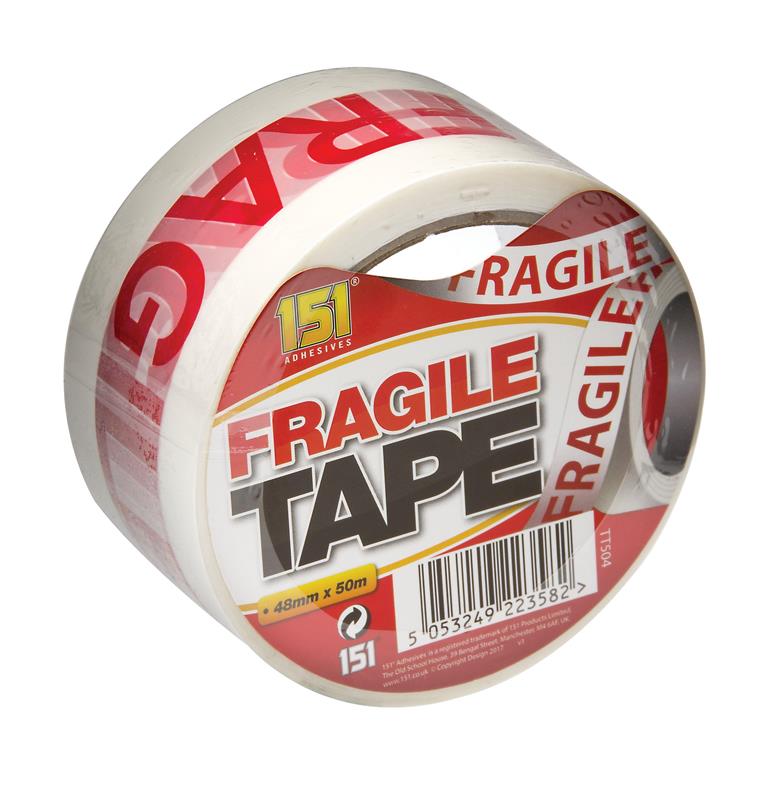 Fragile Tape 50M X 48M - Click Image to Close