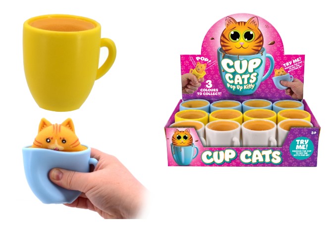 Cup Cats In Display Box - Click Image to Close