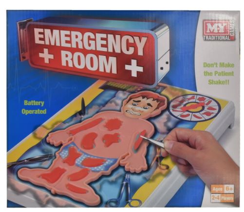 Emergency Room Game B/O In Printed Box "M.Y" - Click Image to Close