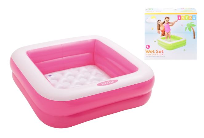 33.5" X 33.5" X 9" Play Box Paddling Pool ( Ages 1-3 ) - Click Image to Close