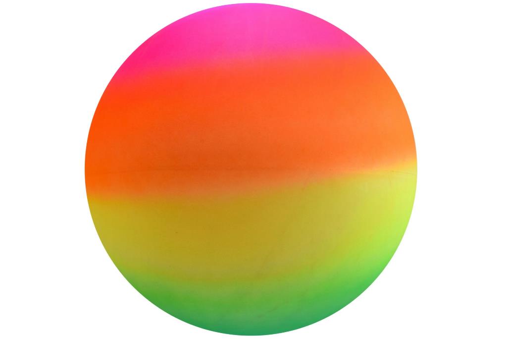 18" 300Gm Neon Rainbow Football - Deflated - Click Image to Close