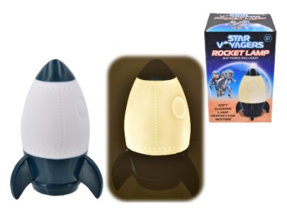 Rocket Lamp Battery Operated - Click Image to Close