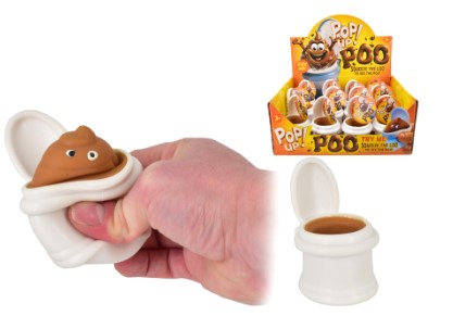 Squeeze Poo Toilet In Display Box - Click Image to Close