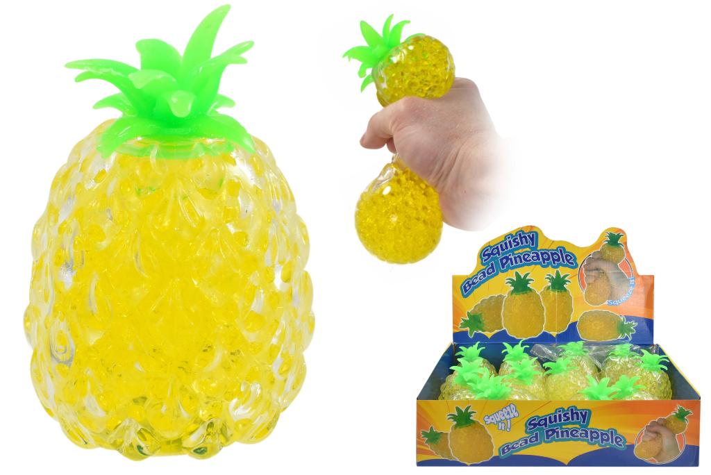 Squeeze Squishy Bead Pineapple - Click Image to Close