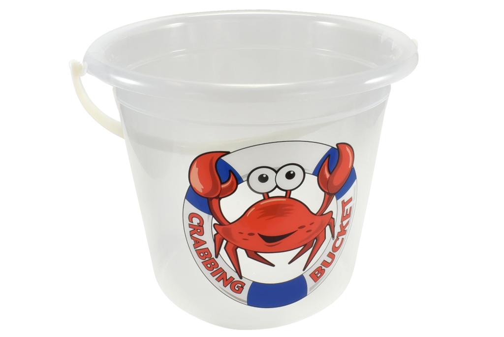 Large Crab Bucket With Print - Click Image to Close