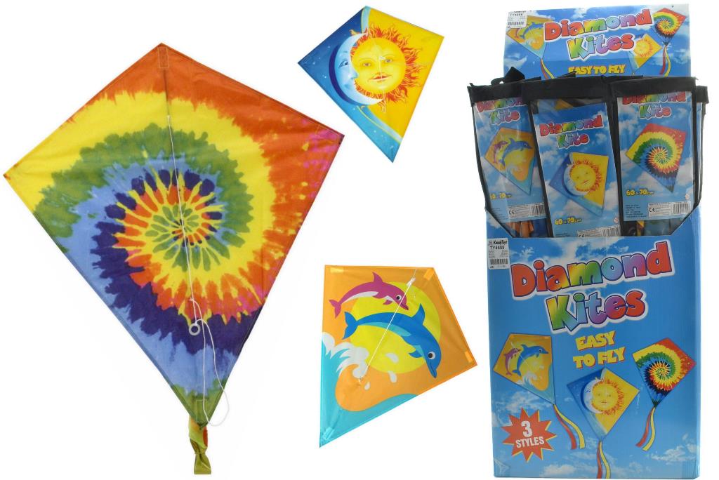 60 X 70Cm Nylon Diamond Kite - Click Image to Close