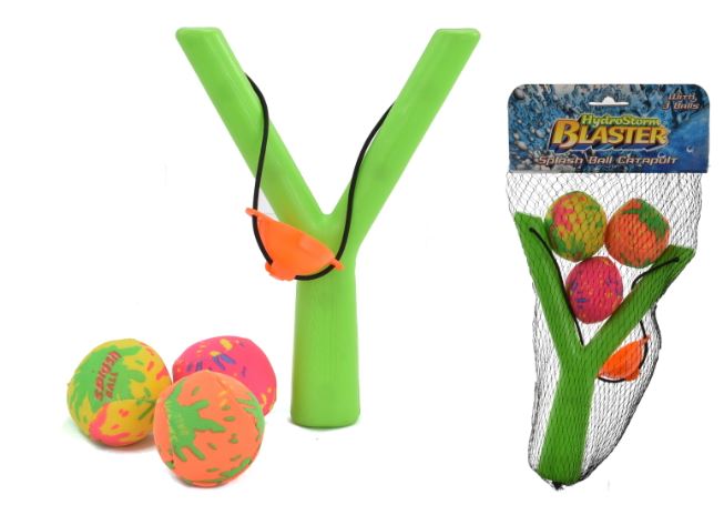 Splashball Catapult With 3 Balls - Click Image to Close