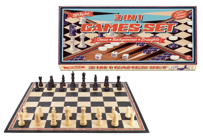 Retro 3 In 1 Games Set - Click Image to Close