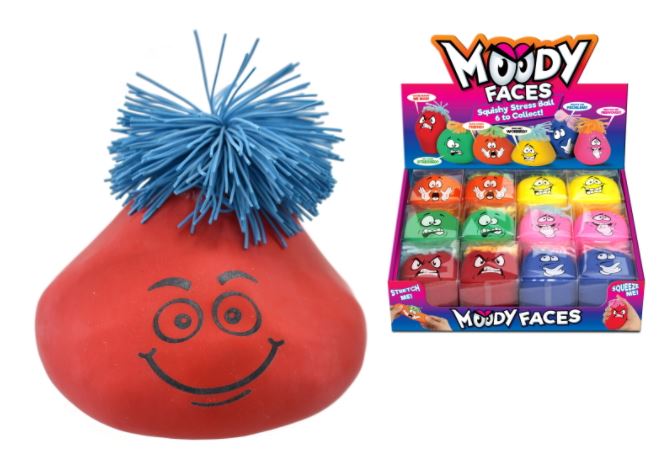 Squeeze Funny Face With Hair Fun Squad - Click Image to Close
