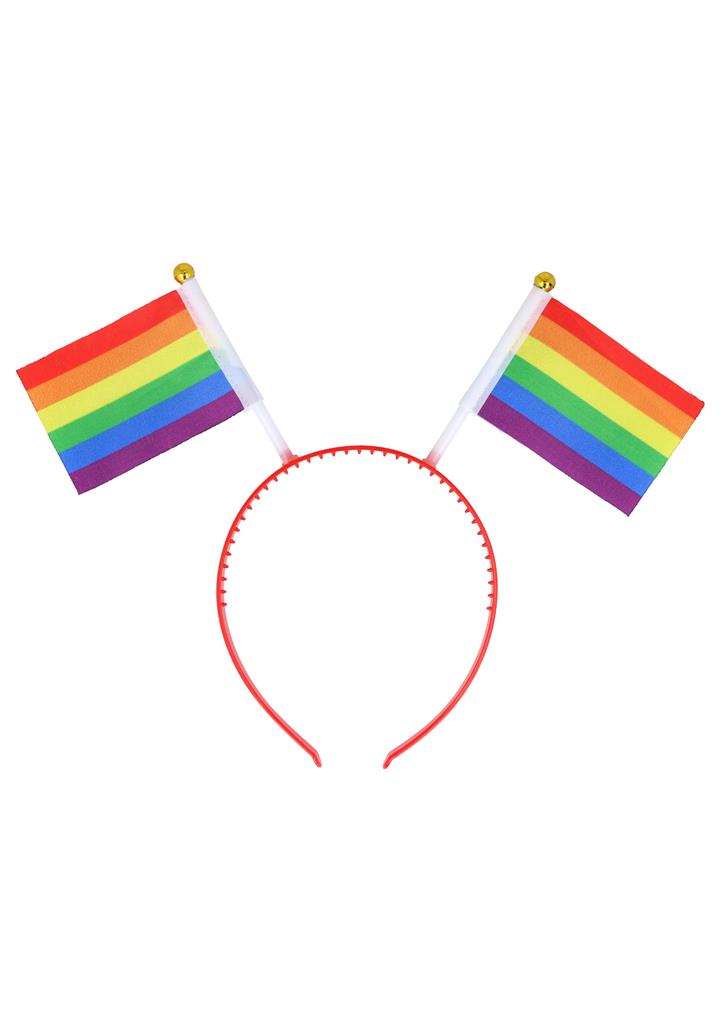 Rainbow Pride Flag Headband - Click Image to Close