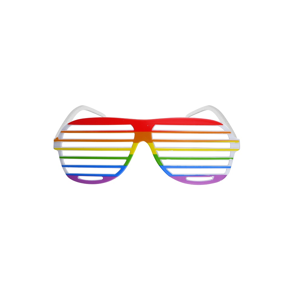 Shutter Rainbow Pride Glasses - Click Image to Close