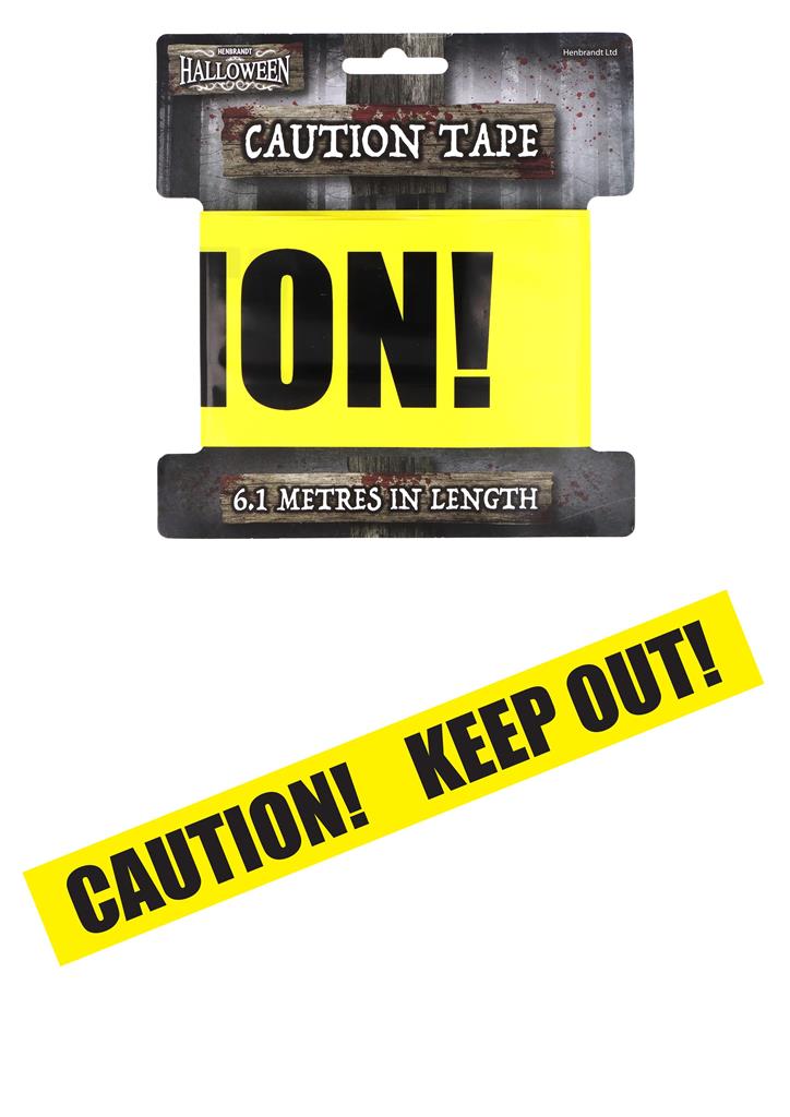 Warning Tape 6.1m x 7cm - Click Image to Close