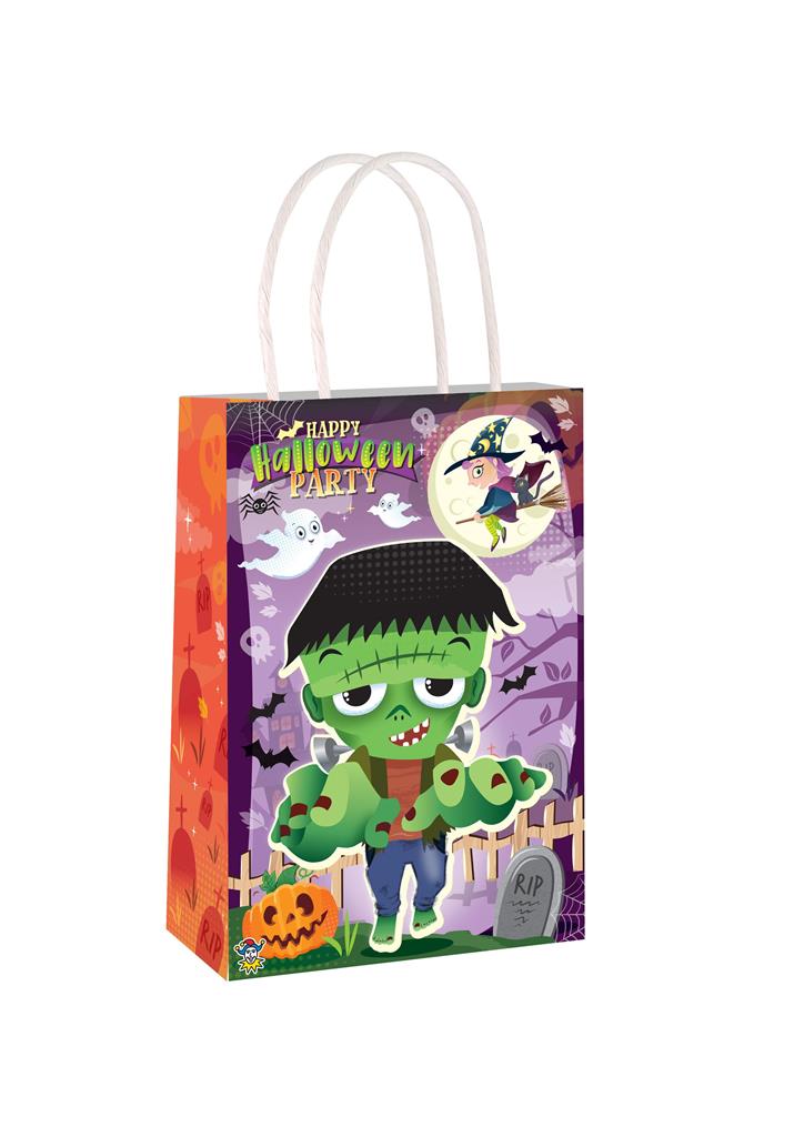 Halloween Bag With Handles 14cm X 21cm X 7cm - Click Image to Close