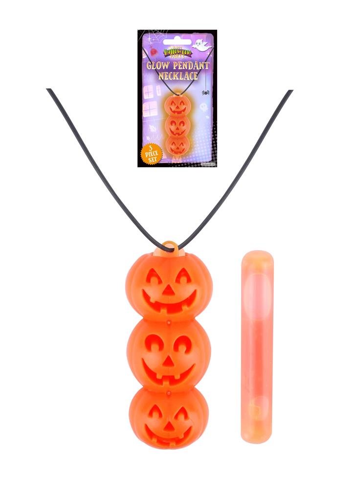 Glow in the Dark Pumpkin Pendant - Click Image to Close