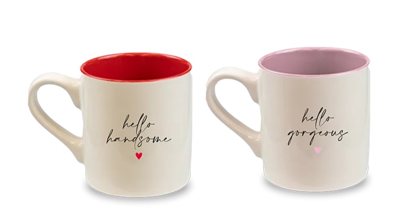 Valentine's Hello Ceramic Mug - Click Image to Close