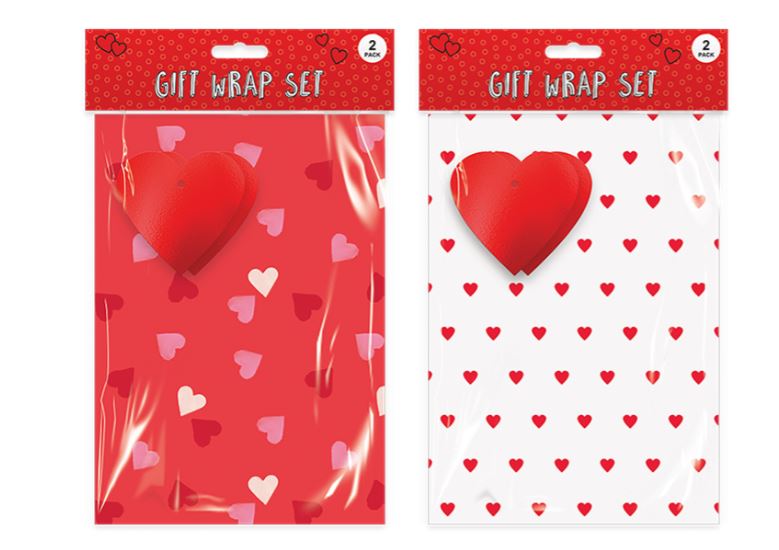 Valentines Day Gift Wrap Pack - Click Image to Close