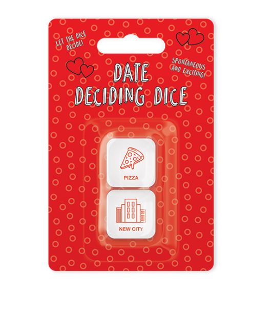 Valentines Day Date Deciding Dice 2 Pack - Click Image to Close