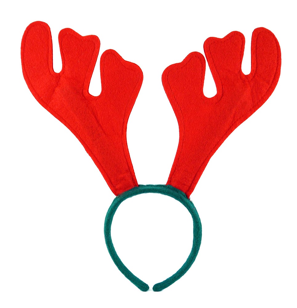 Reindeer Antlers Red - Click Image to Close