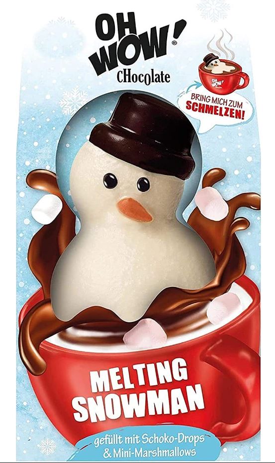 Melting Hot Chocolate Snowman 75g - Click Image to Close