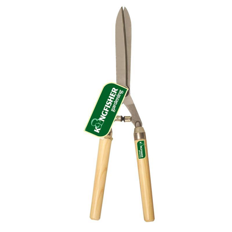 Garden 18" Wooden Handle Hedge Shear - Click Image to Close
