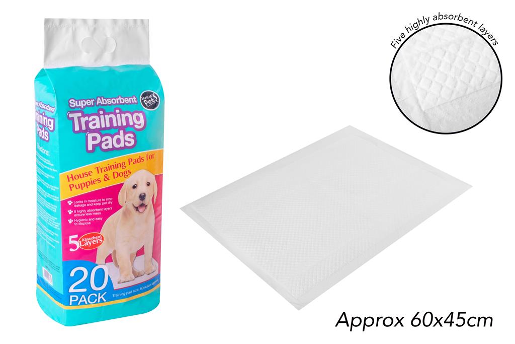 World Of Pets Puppy Training Pads 20 Pack - Click Image to Close