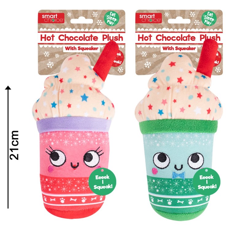 Plush ice cream cone dog toy hot sale