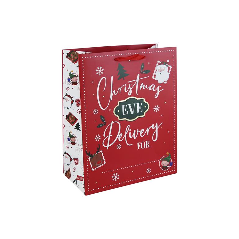 Personalised Christmas Eve Medium Bag ( 215mm X 253mm X 102mm ) - Click Image to Close