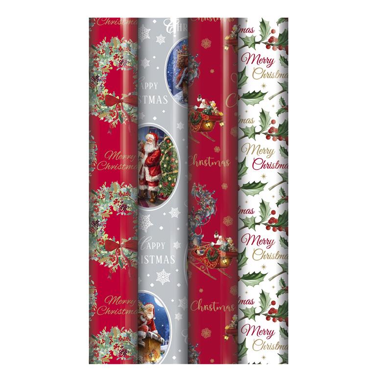Traditional 4m Gift Wrap - Click Image to Close