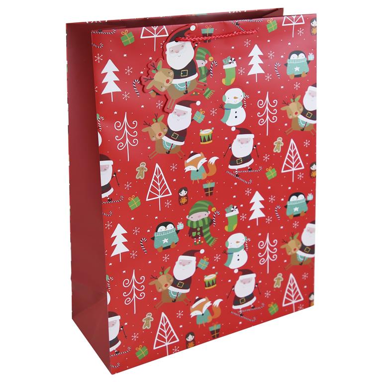 Christmas Characters Xl Bag - Click Image to Close