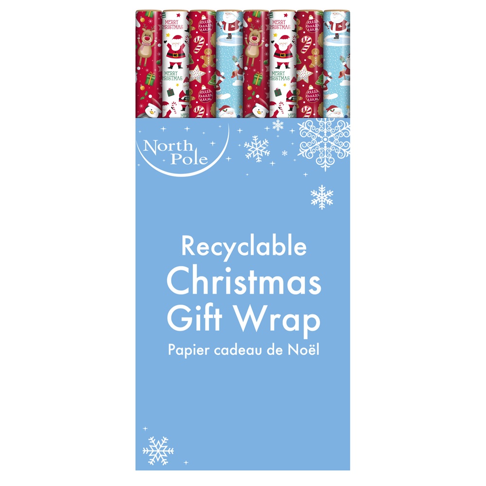 Christmas Cute Gift Wrapping Paper 7m - Click Image to Close
