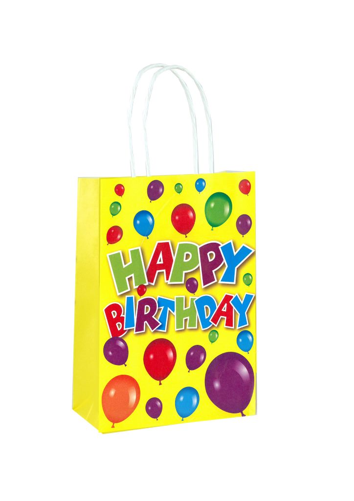 Happy Birthday Gift Bag 16x20cm - Click Image to Close
