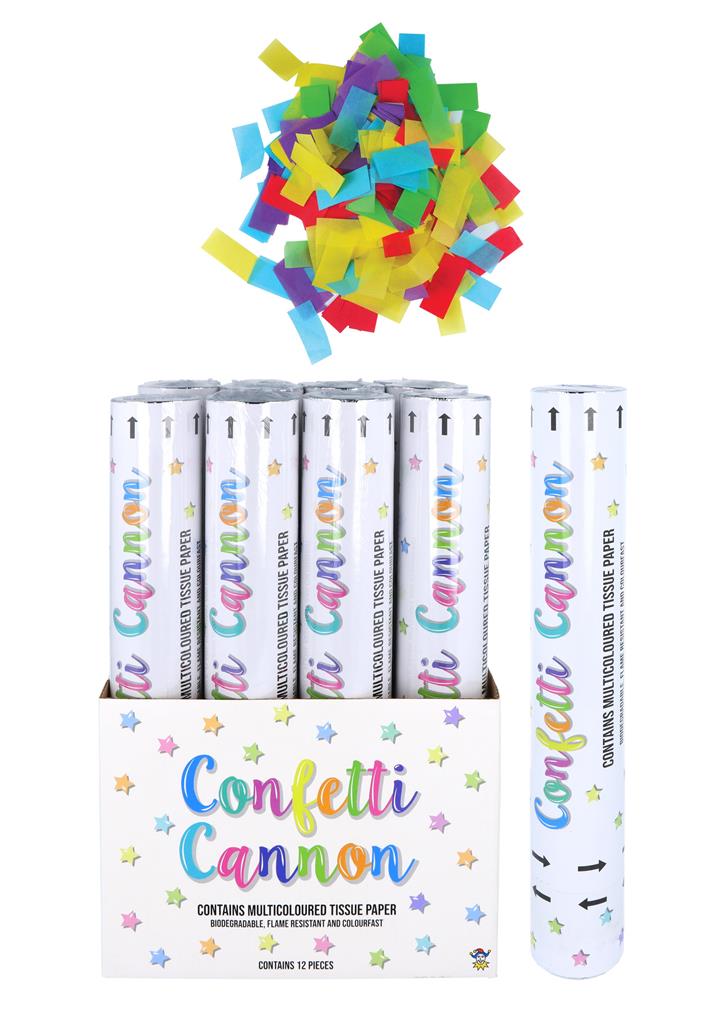 Celebration Paper Confetti Cannon (30cm) - Click Image to Close