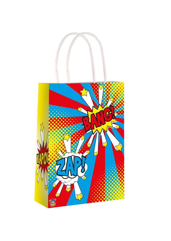 Gift Bag Comic Design 14cm x 21cm x 7cm - Click Image to Close
