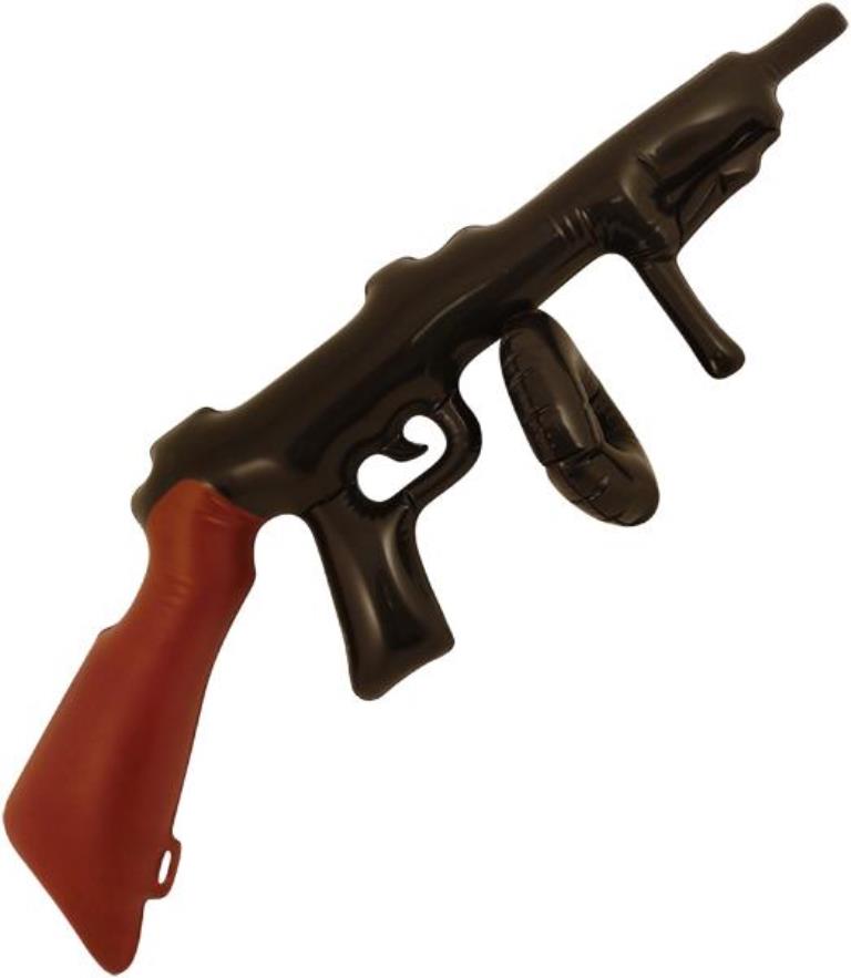 Inflatable Tommy Gun (80cm) - Click Image to Close