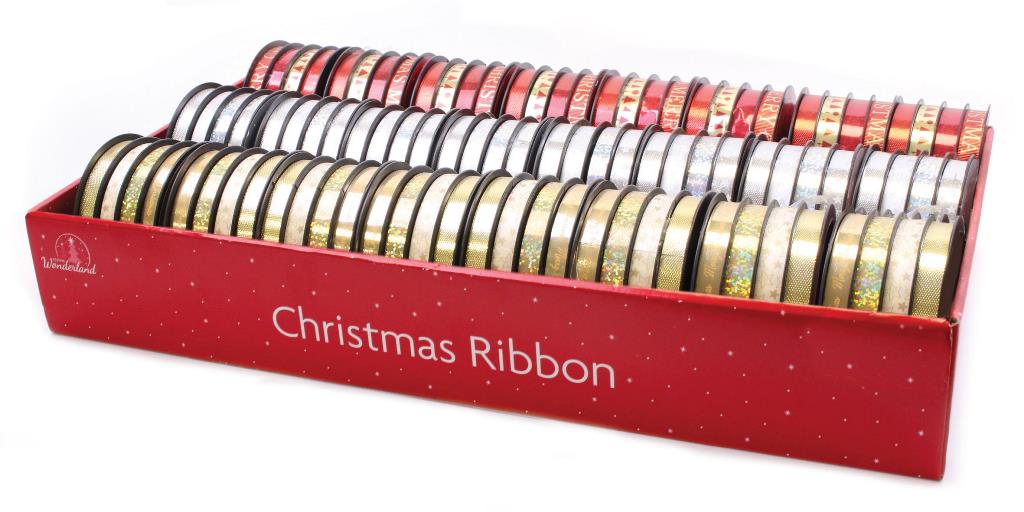 Christmas Accessory 4 Foil Ribbon Spool - Click Image to Close