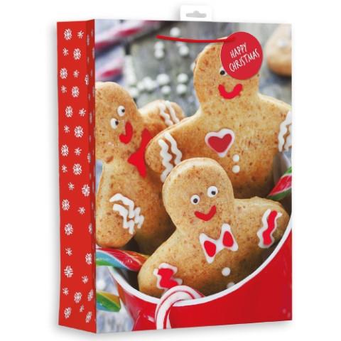 Gingerbread Man Extra Large Bag - Click Image to Close