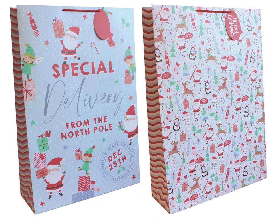 Gift Bag Christmas Special Delivery Super Jumbo ( 46.5 X 70 x 16 - Click Image to Close