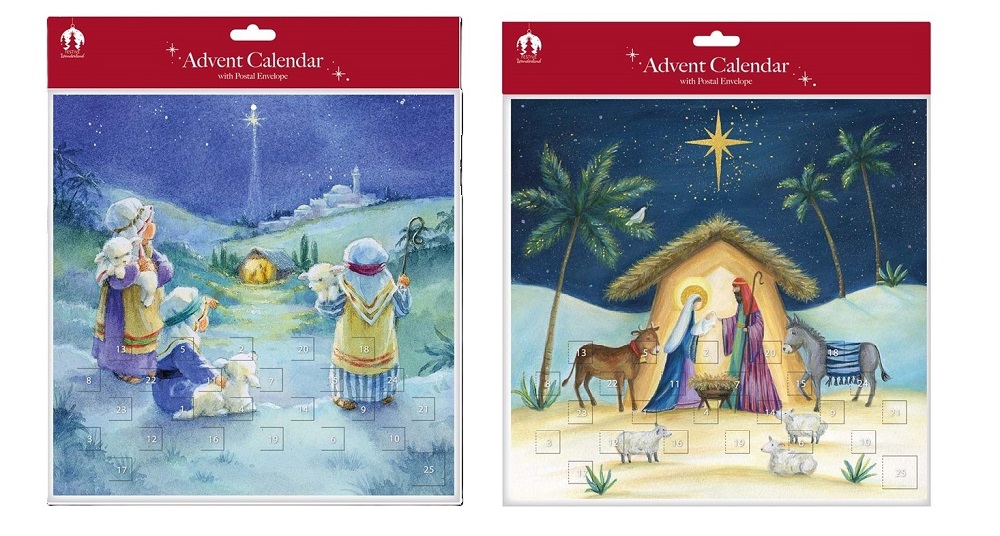 Christmas Advent Calendar Large Nativity - Click Image to Close