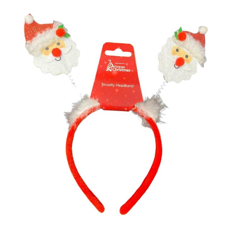 Santa Christmas Headband - Click Image to Close