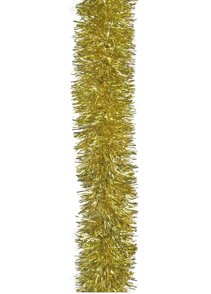 TINSEL 2m FINE CUT GOLD - Click Image to Close