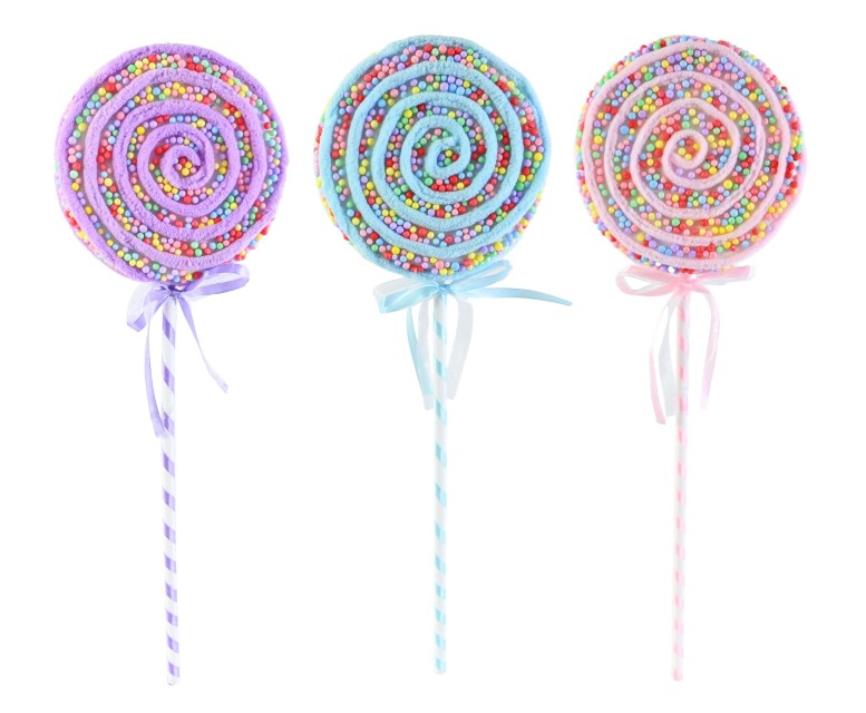 Christmas Sprinkles Lollipop Pick 44cm - Click Image to Close