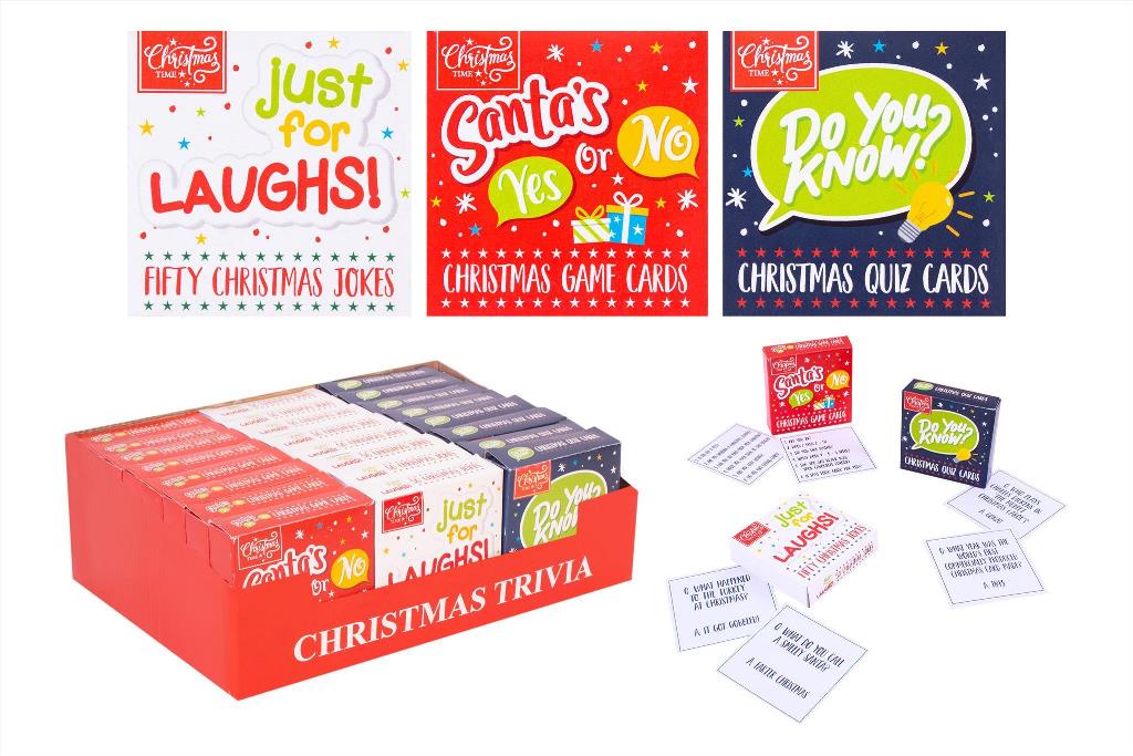 Christmas Trivia Card ( 50 Pack ) - Click Image to Close