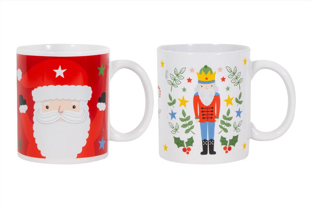 Santa & The Nutcracker Mug ( Assorted ) - Click Image to Close
