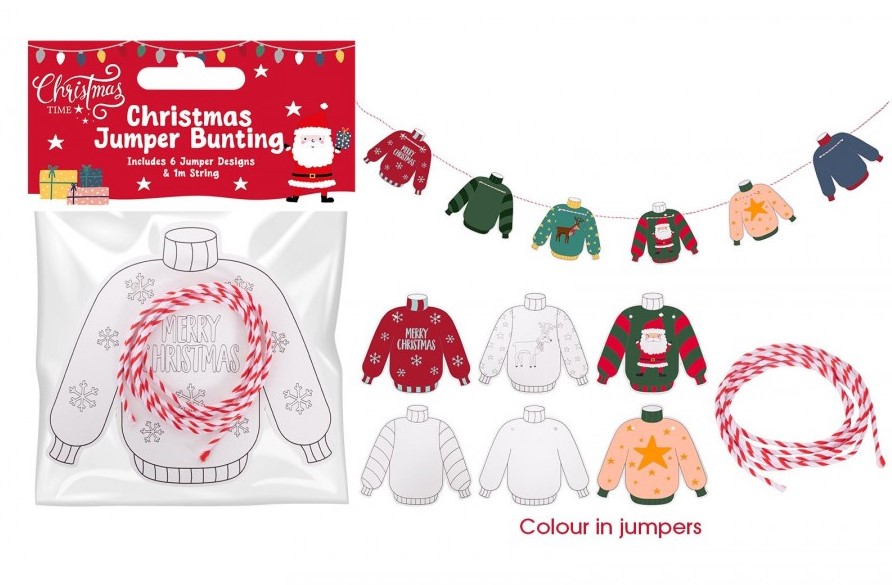 Christmas Myo Christmas Jumper Bunting - Click Image to Close