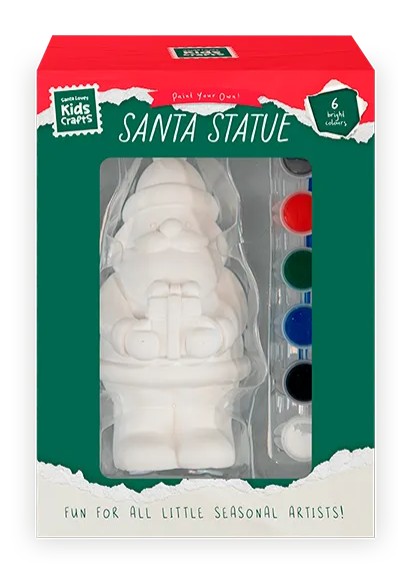Christmas Paint Your Own Plaster Character Decoration - Click Image to Close