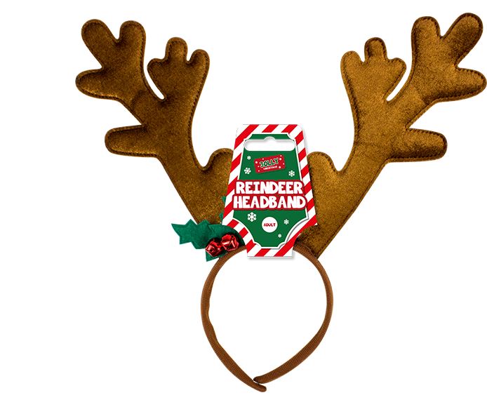 Headband Christmas Reindeer Antlers - Click Image to Close