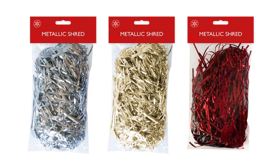 Christmas Metallic Shred - Click Image to Close